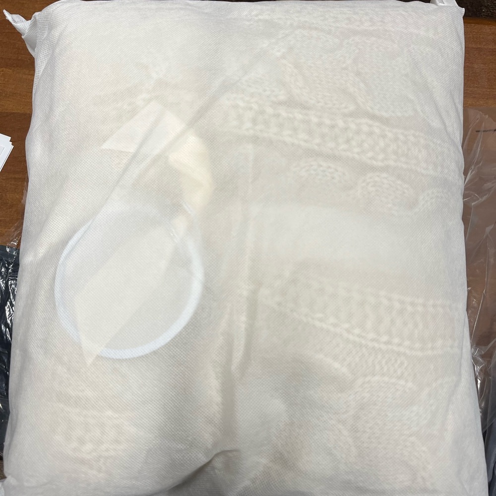 NWT Thirty One Cream Cozy Cable-Knit Blanket - Picture 4 of 6